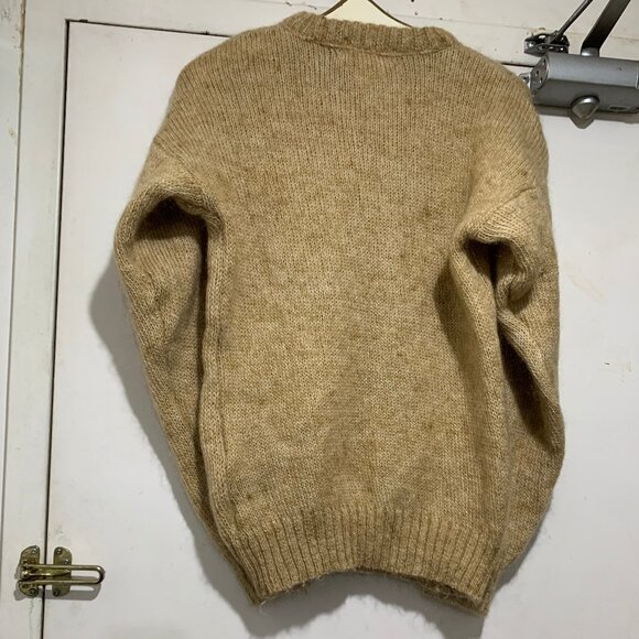 VINTAGE MODA ITALIA GRAPHIC KNITTED WOOL / MOHAIR SWEATERS SIZE M - Picture 8 of 9